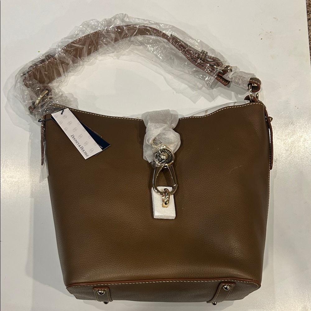 Dooney & Bourke - Brown Leather Shoulder Bag